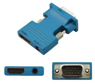 Connect Micro Micro HDMI adapter - HDMI / VGA HDMIVGAAUDIOBLUE - Adaptery i przejściówki - miniaturka - grafika 3