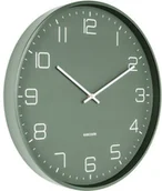 Zegary - Karlsson Zegar ścienny Lofty matt green by KA5751GR - miniaturka - grafika 1