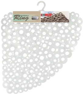 Galicja Mata łazienkowa 54x54 cm Ring biała - Dywaniki łazienkowe - miniaturka - grafika 2