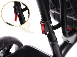 TRIKE Ikonka Rowerek trójkołowy Fix Lite granatowy KX6200_1 - Rowerki trójkołowe - miniaturka - grafika 6