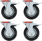 Kółka i bloczki - VidaXL Lumarko 16 skrętnych kółek, 200 mm 278008         VidaXL - miniaturka - grafika 1