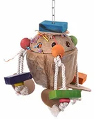 Akcesoria dla ptaków - Wagner's Wagner kroki | Coconut Treat Holder Fun II  Das papugi na naturalne foraging zabawka - miniaturka - grafika 1