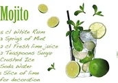 Naklejki na ścianę - Komar Deco naklejki "Mojito", 1 sztuki, zielony/żółty, 17708h - miniaturka - grafika 1