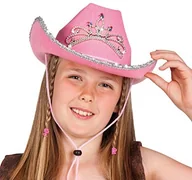 Dodatki do strojów karnawałowych - Boland boland 04104  dla dzieci kapelusz Glimmer, rozmiar uniwersalny, Rosa - miniaturka - grafika 1