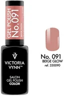Lakiery hybrydowe - VICTORIA VYNN Victoria Vynn Lakier Hybrydowy 091 Beige Glow 8ml VIC000297 - miniaturka - grafika 1