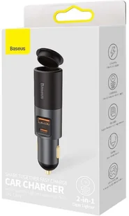 Baseus Ładowarka  Share Together + zapalniczka samochodowa CCBT-C0G BSU2782GRY - Ładowarki samochodowe - miniaturka - grafika 10