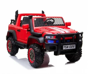 Super-Toys MEGA DZIP 4X4, MIĘKKIE KOŁA EVA, MIĘKKIE SIEDZENIE, PANEL, FULL OPCJA /YSA026 YSA-026-CZERWONY - Pojazdy elektryczne dla dzieci Super-Toys MEGA DZIP 4X4, MIĘKKIE KOŁA EVA, MIĘKKIE SIEDZENIE, PANEL, FULL OPCJA /YSA026 YSA-026-CZERWONY - Pojazdy elektryczne dla dzieci - miniaturka - grafika 2