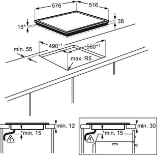 Płyta elektryczna do zabudowy Electrolux EHF16240XK - Płyty elektryczne do zabudowy Płyta elektryczna do zabudowy Electrolux EHF16240XK - Płyty elektryczne do zabudowy - miniaturka - grafika 5