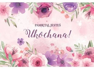 SZARON Magnes na lodówkę - Pamiętaj jesteś ukochana kwiat - Szaron - Magnesy - miniaturka - grafika 2