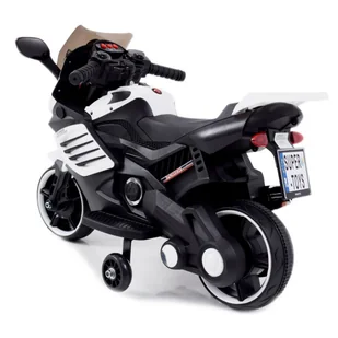 Import SUPER-TOYS MOTOR ŚCIGACZ POWER 158 BIAŁY - Pojazdy elektryczne dla dzieci - miniaturka - grafika 4