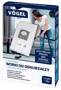VÖGEL VÖGEL Worek do odkurzacza VÖGEL EP-BAG Micro 4 sztuki) - Worki do odkurzaczy - miniaturka - grafika 2