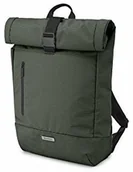 Torby na laptopy - Moleskine Metro RollTop plecak, plecak PC kompatybilny z komputerem, laptopem, notebookiem i iPadem do 15 cali, rozmiar 38 x 15 x 50 cm, zielony mech, ET20FMTRBKK6 ET20FMTRBKK6 - miniaturka - grafika 1
