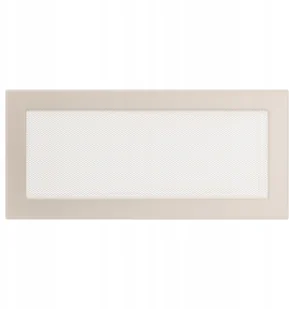 KNAP Kratka kominkowa KREMOWA 17x37 wys. 170 x szer. 370 x gł. 45 mm KNAP - Akcesoria kominkowe - miniaturka - grafika 2