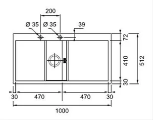 Franke Crystal CLV 214 stal jedwab + czarne szkło 127.0306.387 - Zlewozmywaki - miniaturka - grafika 3