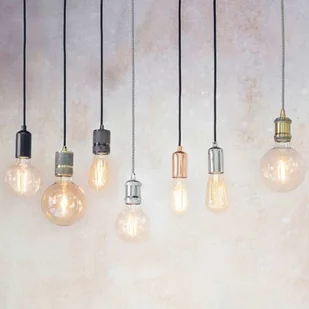 Endon Industrialna LAMPA wisząca STUDIO 76581  metalowa OPRAWKA na żarówkę ZWIS loft czarny - Lampy sufitowe - miniaturka - grafika 5