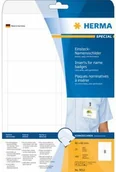 Papier do drukarek - Herma Namens-Einsteckschild. A4 90x60 mm wei Karton 200 St. - 9012 - miniaturka - grafika 1