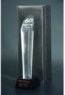 Gadżety dla kibiców - UPOMINKARNIA Trofeum Szklane Grawerowane Z Etui + Wypełnienie Farbą victoriasport-T026/GR/F-0 - miniaturka - grafika 1