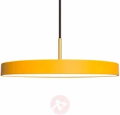 Lampy sufitowe - Vita Copenhagen Futurystyczna lampa wisząca LED Asteria, żółta - miniaturka - grafika 1