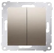 Wyłączniki światła i elektryczne - Kontakt Kontakt_Simon Łącznik świecznikowy (moduł) 16AX. 250V. zaciski śrubowe złoty mat DW5A.01/44 - miniaturka - grafika 1