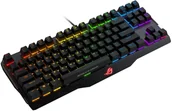 Klawiatury - Asus Claymore Core Cherry MX RGB czarna (90MP00E0-B0UA00) - miniaturka - grafika 1