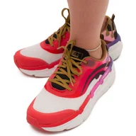 Sneakersy damskie - SKECHERS Skechers x Kansai Yamamoto Max Cushioning Premier (128144-WMLT)" female Biały 128144-WMLT - miniaturka - grafika 1