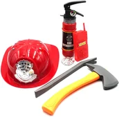 Zabawy w naśladowanie dorosłych - Inny Straż Pożarna Zestaw dla Dzieci Strażak 6el - miniaturka - grafika 1