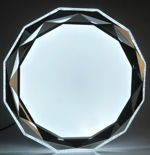 Polux Plafon LED Glossy 51cm 72W biały chrom z pilotem 314819 - Lampy sufitowe - miniaturka - grafika 5