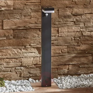 Lampenwelt com Solarny słupek oświetleniowy LED Chioma, czujnik - Lampy ogrodowe - miniaturka - grafika 2