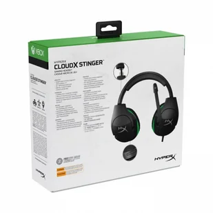 HyperX CloudX Stinger czarno-zielone (HX-HSCSX-BK/WW) - Słuchawki - miniaturka - grafika 7