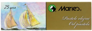 Marie's Pastele olejne MARIE'S E1225 - 25 kolorów AA021MAR - Kredki, ołówki, pastele i pisaki - miniaturka - grafika 4