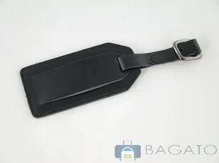 Travelite Identyfikator zawieszka do walizki 10 SKÓRA 010 czarny - Torby podróżne - miniaturka - grafika 3