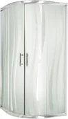 Kabiny prysznicowe - Invena Kabina prysznicowa Marbella 90 szkło fale - miniaturka - grafika 1