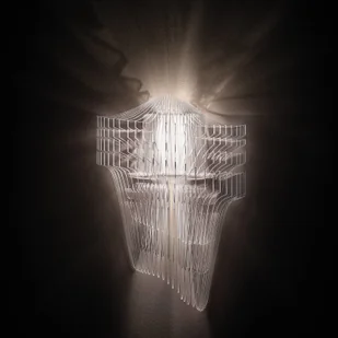 Slamp Aria Applique kinkiet, przezroczysty - Lampy ścienne - miniaturka - grafika 2