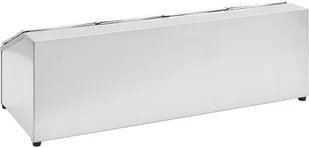 vidaXL Ekspozytor z 4 pojemnikami GN 1/6, stal nierdzewna vidaXL - Pojemniki i kosze gastronomiczne - miniaturka - grafika 5