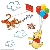 Naklejki na ścianę - Komar Window naklejki "Winnie Pooh", 1 sztuki, kolorowy, 16403 16403 - miniaturka - grafika 1