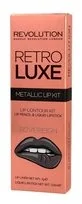 Makeup Revolution Zestaw do makijażu ust - Retro Luxe Metallic Lip Kit Zestaw do makijażu ust - Retro Luxe Metallic Lip Kit - Pozostałe akcesoria do makijażu - miniaturka - grafika 4