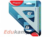 Linijki, ekierki - Maped Ekierka MAPED 45-21cm aluminium AA878MAP - miniaturka - grafika 1