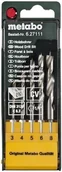 Wiertła - Metabo 627111000 wiertło do drewna zestaw 5-częściowy z chwytem sześciokątnym - miniaturka - grafika 1