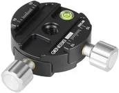 Akcesoria do statywów - Genesis Base DDC-60 podwójny uchwyt do szybkozłączek w systemie Arca-Swiss - miniaturka - grafika 1