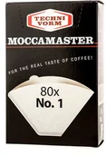 Akcesoria i części do ekspresów do kawy - Moccamaster filtry papierowe nr 1 ZA887-10633 - miniaturka - grafika 1