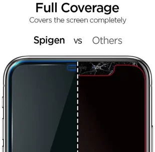 Spigen Szkło do etui Glas.tR Slim FC AM iPhone 11 Pro Max, Xs Max, czarne 8809671018312 - Szkła hartowane na telefon - miniaturka - grafika 6