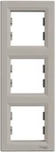 Klawisze i ramki - Schneider Electric Schneider Asfora Ramka 3-krotna pionowa BRĄZ EPH5810369 EPH5810369 - miniaturka - grafika 1