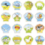 Zabawki interaktywne dla dzieci - Goki KOLOROWE MEMO gra pamięć Peggy Diggledey GK 56839 - miniaturka - grafika 1