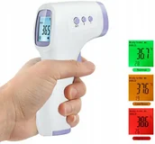 Inne akcesoria do pielęgnacji dzieci - Termometr Bezdotykowy Na Podczerwień Lekarski LCD - miniaturka - grafika 1