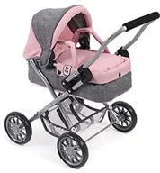 Wózki dla lalek - Bayer Chic 2000 Chic 2000 555-15 wózek dla lalek Smarty, szaro-różowy 555-15 - miniaturka - grafika 1