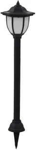 vidaXL Zewnętrzne lampy solarne LED, 3 szt., czarne - Lampy ogrodowe - miniaturka - grafika 2