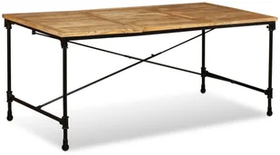 vidaXL Stół jadalniany, lite drewno mango, 180 cm - Stoły - miniaturka - grafika 5