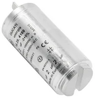 Akcesoria i części do pralek i suszarek - Kondensator rozruchowy (2 uf) do suszarki 1250020813 Oryginalny - miniaturka - grafika 1