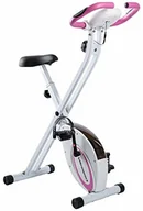 Rowery treningowe - Ultrasport Ultra Sport F-Bike składany rower treningowy z komputerem i czujnikami do pomiaru tętna, różowy, OS 331100000283 - miniaturka - grafika 1