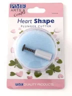 Formy do ciast - PME pme kształt serca aluminiowa Plunger Cutter, tworzywo sztuczne, biały, biały, L MH149 - miniaturka - grafika 1